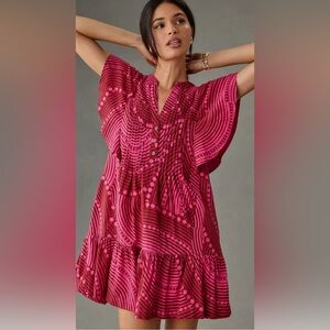Maeve by Anthropologie Dress Pink Size XLARGE